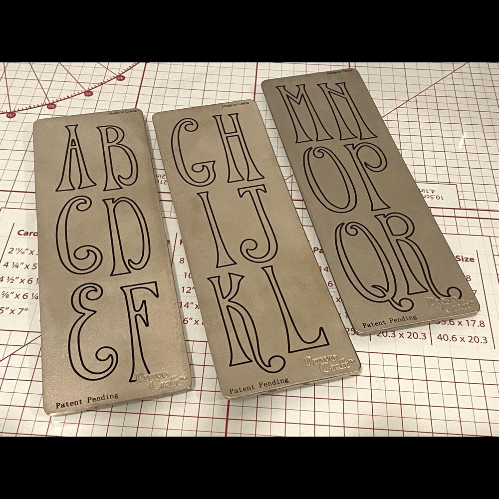 Provo Craft Alphabet Dies